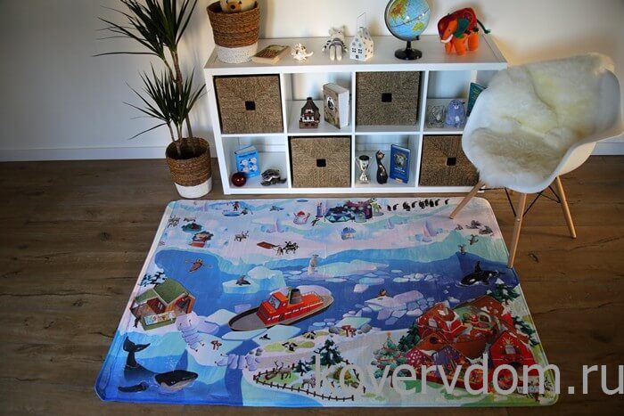Детский развивающий 3D ковер АРКТИКА 86025