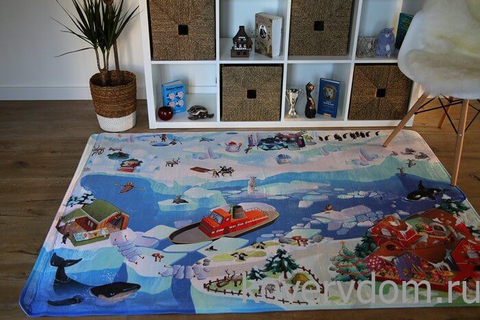 Детский развивающий 3D ковер АРКТИКА 86025